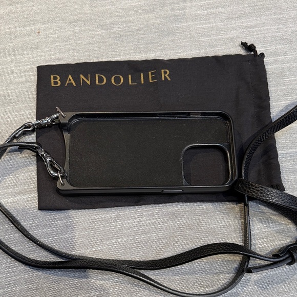 Bandolier Black Crossbody Phone Case iPhone 14Pro - Picture 2 of 4